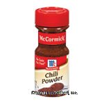 McCormick  Chili Powder Dry Spices Center Front Picture