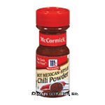 McCormick Chili Powder Dry Spices Hot Mexican -Style Center Front Picture