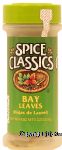 Spice Classics  bay leaves (hojas de laurel) Center Front Picture