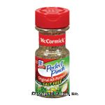 McCormick Perfect Pinch All-Purpose All Other Blends Tableshake Salt Free Center Front Picture