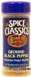 Spice Classics  pepper, ground black (pimienta negra molida) Center Front Picture