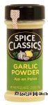 Spice Classics  garlic powder Center Front Picture