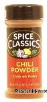 Spice Classics  chili powder Center Front Picture