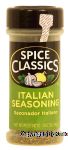 Spice Classics  italian seasoning, sazonador italiano Center Front Picture