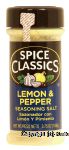 Spice Classics  lemon & pepper seasoning salt, sazonador con limon y pimienta Center Front Picture