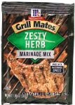 McCormick Grill Mates Zesty Herb Center Front Picture