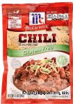 Mc Cormick  chili seasoning mix, gluten-free Center Front Picture