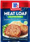 Mc Cormick gluten-free meat loaf seasoning mix Center Front Picture