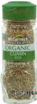 McCormick Gourmet cumin seed, organic Center Front Picture