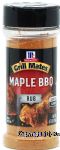 Mc Cormick Grill Mates maple bbq dry rub Center Front Picture