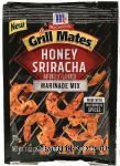 Mc Cormick Grill Mates honey sriracha marinade mix Center Front Picture