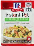 McCormick Instant Pot chicken, broccoli & rice seasoning mix Center Front Picture