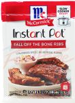 McCormick Instant Pot fall off the bone ribs seasoning mix Center Front Picture