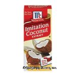 McCormick Extract Imitation Coconut Center Front Picture