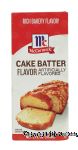 McCormick Flavor Imitation cake batter flavor Center Front Picture