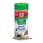 McCormick California Style Garlic Powder Coarse Grind Blend w/Parsley Center Front Picture