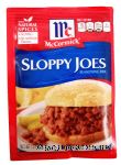 McCormick Seasoning Mix Sloppy Joes Center Front Picture