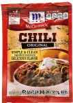 McCormick  original chili seasoning mix Center Front Picture