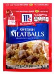 McCormick  swedish meatballs, seasoning & sauce mix Center Front Picture