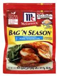 McCormick Bag 'n Season herb roasted pork tenderloin, cooking bag & seasoning mix Center Front Picture