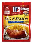 McCormick Bag 'n Season pork chops cooking bag & seasoning mix Center Front Picture