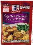 McCormick  toasted onion & garlic potato seasoning Center Front Picture