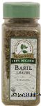 McCormick Gourmet Collection basil leaves, 100% organic Center Front Picture