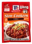 McCormick Slow Cookers chili seasoning Center Front Picture