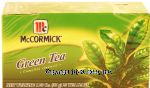 McCormick  green tea, camellia sinensis, 25-bags Center Front Picture