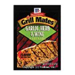 McCormick Grill Mates garlic, herb & wine marinade Center Front Picture