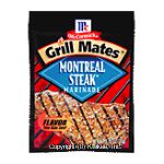 McCormick Grill Mates Marinade Mix Montreal Steak Center Front Picture