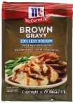 McCormick Gravy Mix Brown Gravy Mix - 30% Less Sodium Center Front Picture