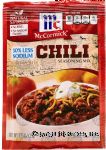 McCormick Seasoning Mix 30% Less Sodium, Chili Center Front Picture