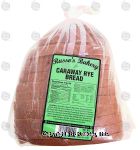 Russo's Bakery  caraway rye bread Center Front Picture