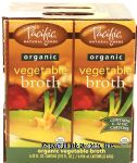 Pacific Natural Foods organic vegetable broth, 6 32-fl. oz. cartons Center Front Picture