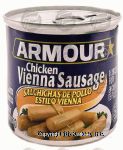 Armour  chicken vienna sausage in chicken broth Center Front Picture