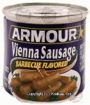 Armour  vienna sausage, barbecue flavored Center Front Picture