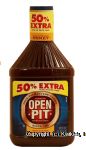 Open Pit  barbecue sauce made with pure honey Center Front Picture