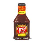 Open Pit Barbecue Sauce Thick & Tangy Original Center Front Picture