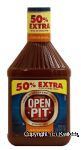 Open Pit  original barbecue sauce Center Front Picture