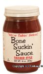 Bone Suckin'  barbeque sauce, thicker style Center Front Picture