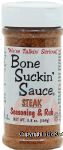 Bone Suckin' Sauce steak seasoning & rub Center Front Picture