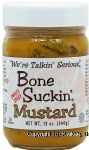 Bone Suckin'  mustard, sweet spicy Center Front Picture