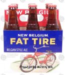 New Belgium Fat Tire belgian style ale, 12-fl. oz. 5.2% alc. by vol. Center Front Picture