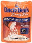 Uncle Ben's Ready Rice original long grain, microwave in the pouch Center Front Picture