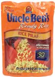 Uncle Ben's Ready Rice rice pilaf, microwave in pouch Center Front Picture