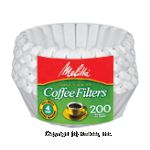 Melitta Coffee Filters Junior Basket 4-6 Cup White Center Front Picture