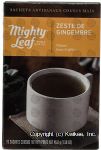 Mighty Leaf Ginger Twist whole leaf tea, no caffeine, 15 stitched pouches Center Front Picture