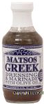 Matsos  greek dressing & marinade with olive oil Center Front Picture