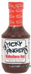 Sticky Fingers  habanero hot barbecue sauce Center Front Picture